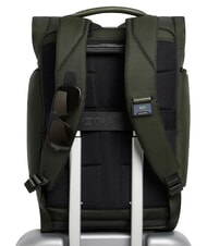 PIQUADRO W145 Rucsac roll-top pentru laptop de 15,6" VERDE - Rucsacuri pentru școală și timp liber - 3
