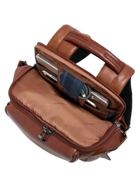 W143 Rucsac de călătorie și suport pentru laptop de 14" PIELE - Rucsacuri pentru școală și timp liber