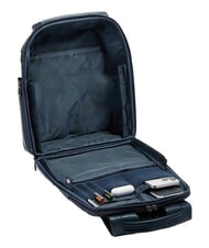 PIQUADRO W143 Rucsac de călătorie și suport pentru laptop de 14" albastru - Rucsacuri pentru școală și timp liber - 5