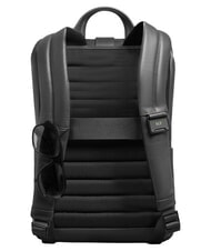 PIQUADRO RUSSEL Rucsac pentru laptop de 14" cu clapă negru - Rucsacuri pentru școală și timp liber - 3