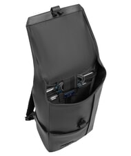 PIQUADRO RUSSEL Rucsac pentru laptop de 14" cu clapă negru - Rucsacuri pentru școală și timp liber - 4