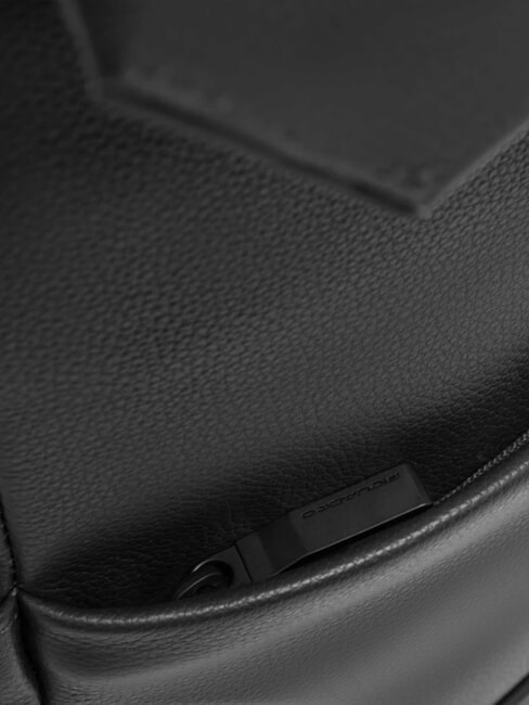 RUSSEL Rucsac pentru laptop de 14" cu clapă negru - Rucsacuri pentru școală și timp liber