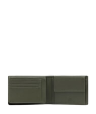 PIQUADRO W145 Portofel cu 7 compartimente VERDE - Portofele bărbați - 3