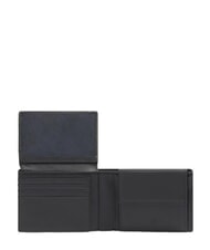 PIQUADRO W145 Portofel cu 7 compartimente negru - Portofele bărbați - 4