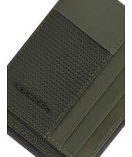 PIQUADRO W145 Suport pentru carduri cu 6 sloturi VERDE - Portofele bărbați - 3