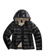 BLAUER CAROLL Jachetă termică din puf căptușită cu vată interior negru bej 301 - Jachete de puf pentru femei - 4