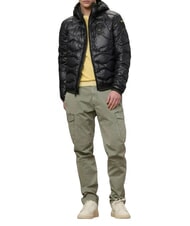 BLAUER WAVE Jachetă scurtă matlasată din puf negru - Jachete pentru bărbați - 3