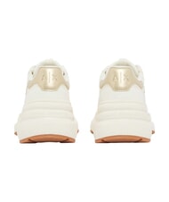 ARMANI EXCHANGE NIKY Adidași alb-gălbui + auriu pal - Pantofi femei - 4