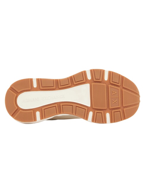 NIKY Adidași alb-gălbui + auriu pal - Pantofi femei