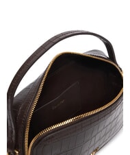 CALVIN KLEIN CK CROC Geantă mini cu curea de umăr argint delicios/antic - Genți femei - 4