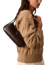 CALVIN KLEIN CK CROC Geantă de umăr argint delicios/antic - Genți femei - 2