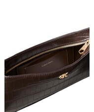 CALVIN KLEIN CK CROC Geantă de umăr argint delicios/antic - Genți femei - 4