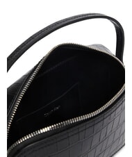CALVIN KLEIN CK CROC Geantă mini cu curea de umăr pe negru - Genți femei - 4