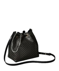 CALVIN KLEIN EMBLEM AOP Geantă de umăr tip găleată aop negru - Genți femei - 3