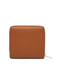 CALVIN KLEIN EMBOSSED LOGO Portofel mic cu fermoar umber natural - Portofele femei - 3