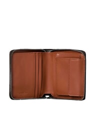 CALVIN KLEIN COATED EMBLEM Portofel mic fudge aop - Portofele femei - 2