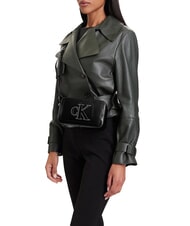 CALVIN KLEIN BOLD CK Geantă de umăr mini pe negru - Genți femei - 2