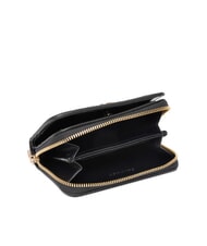 CALVIN KLEIN CK CROC Portofel mic din piele pe negru - Portofele femei - 4