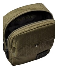 CALVIN KLEIN UTILITY EMBLEM Geantă de umăr noapte de măsliniu - Genți de umăr bărbați - 3