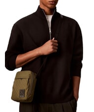 CALVIN KLEIN UTILITY EMBLEM Geantă de umăr noapte de măsliniu - Genți de umăr bărbați - 4
