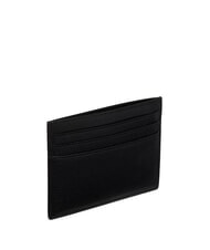 CALVIN KLEIN PREMIUM LEATHER Portcard plat din piele pe negru - Portofele bărbați - 2