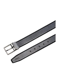 CALVIN KLEIN SQUARE BUCKLE CK Curea din piele cu două fețe negru / bronz mat - Curele - 2