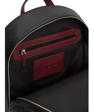 TOMMY HILFIGER SAFFIANO Rucsac negru - Rucsacuri pentru școală și timp liber - 4