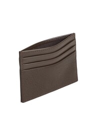 TOMMY HILFIGER TH CORP Suport card din piele Maro - Portofele bărbați - 2