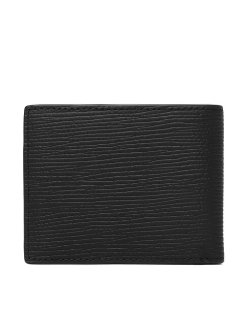 TH BUSINESS  Portofel din piele Saffiano negru - Portofele bărbați