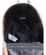 GUESS MILANO2 Rucsac cu imprimare 4G bej/maro/albastru - Rucsacuri pentru școală și timp liber - 5