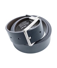 ARMANI EXCHANGE ESSENTIAL Curea reversibilă din piele bleumarin &icirc;nchis/șoim - Curele - 3