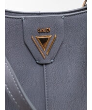GAUD&Igrave; GOLENE Geantă de cumpărături de umăr, cu clutch detașabil denim - Genți femei - 3