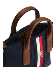 TOMMY HILFIGER POPETTE Geantă mică de cumpărături cu curea de umăr albastru spațial - Genți femei - 4