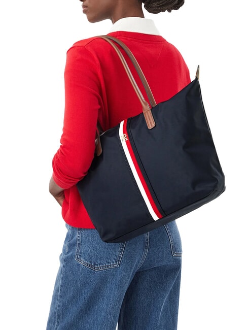 POPETTE Maxi Shopper albastru spațial - Genți femei