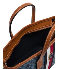 TOMMY HILFIGER TH MONOPLAY Geantă de m&acirc;nă cu curea de umăr albastru spațial - Genți femei - 4
