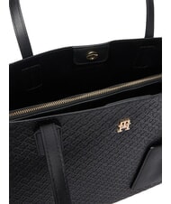 TOMMY HILFIGER TH ICON Cumpărător mare negru - Genți femei - 4