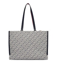 TOMMY HILFIGER TH JACQUARD Geantă de umăr albastru spațial - Genți femei - 3