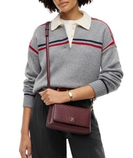 TOMMY HILFIGER TH ICON Geantă de umăr mini s&acirc;nge de bou - Genți femei - 2