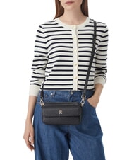 TOMMY HILFIGER TH ICON Geantă de umăr mini negru - Genți femei - 2