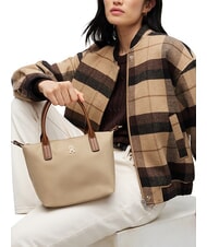TOMMY HILFIGER POPETTE Geantă de m&acirc;nă cu curea de umăr hrean - Genți femei - 4