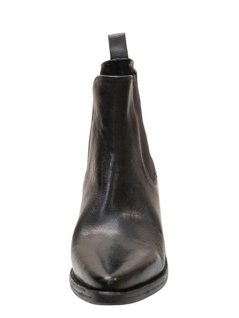 ALICE Ghete din piele pentru gleznă BLACK - Pantofi femei