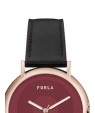 FURLA EASY SHAPE Ceas de modă negru/rosu - Ceasuri - 3