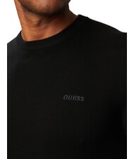 GUESS MARCOS LOGO Hanorac cu guler rotund jetbla - hanorace - 3