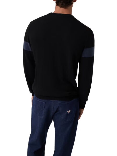 MARK LOGO JACQUARD Tricou cu logo triunghiular jetbla - Pulovere pentru bărbați