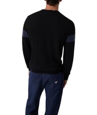 GUESS MARK LOGO JACQUARD Tricou cu logo triunghiular jetbla - Pulovere pentru bărbați - 2