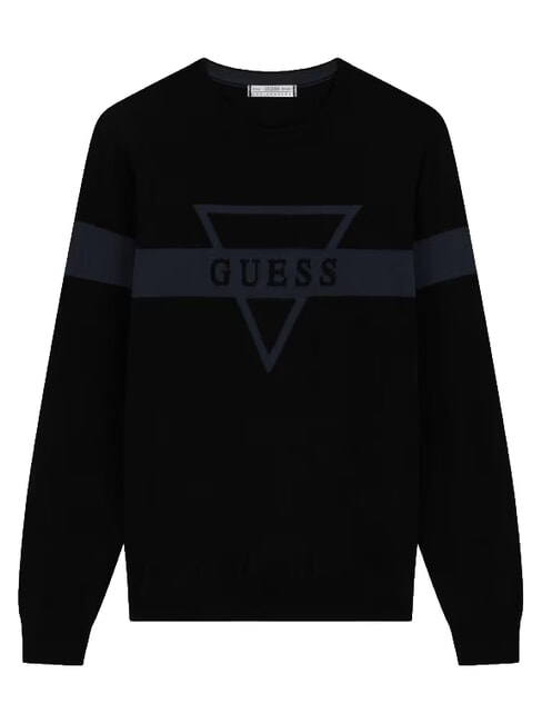 MARK LOGO JACQUARD Tricou cu logo triunghiular jetbla - Pulovere pentru bărbați