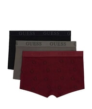 GUESS JOE Pantaloni scurți boxer, set de 3 ghicește cuvintele &icirc;n diagonală - Slip pentru bărbați - 2