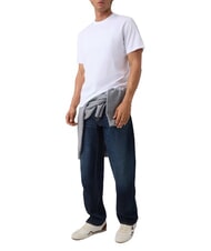 GUESS BOX LOGO EMBOSSED Tricou cu logo brodat alb purpuriu - tricou - 4