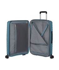 AMERICAN TOURISTER FLYTWIST  Cărucior mediu, extensibil albastru de furtună - Trolere rigide - 2