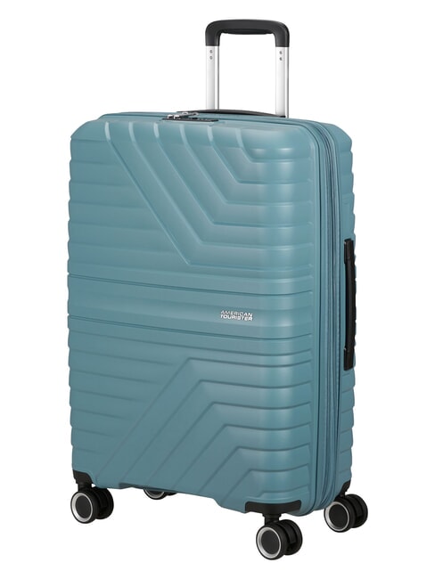 FLYTWIST  Cărucior mediu, extensibil albastru de furtună - Trolere rigide
